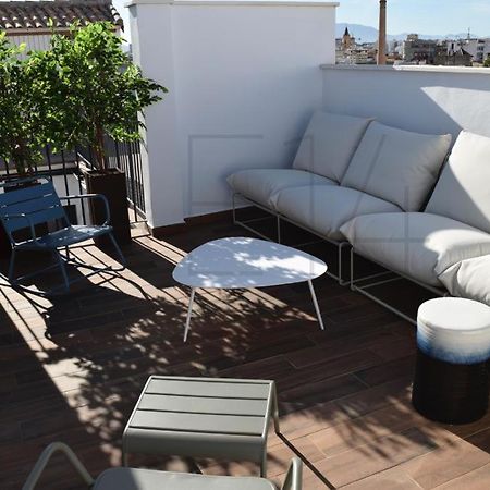 Apartamento Con Terraza Centro Malaga Bagian luar foto