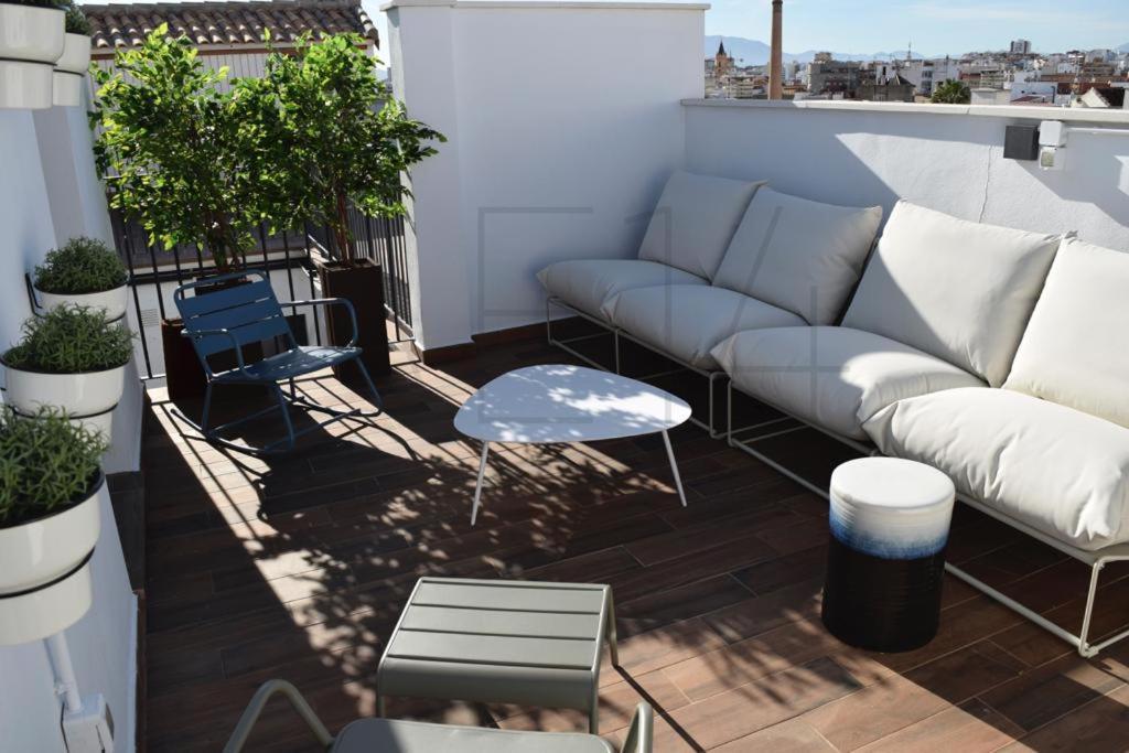Apartamento Con Terraza Centro Malaga Bagian luar foto